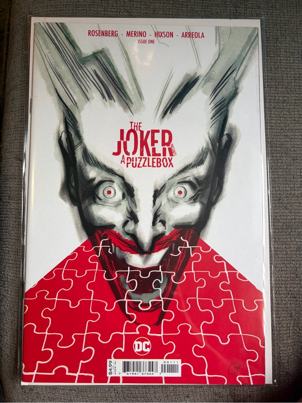 DC Comics Joker Puzzlebox Poster - Red, White, Black